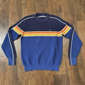 Outerknown Sweater Blue Yellow Orange Sweatshirt Pullover Crewneck Size Medium M